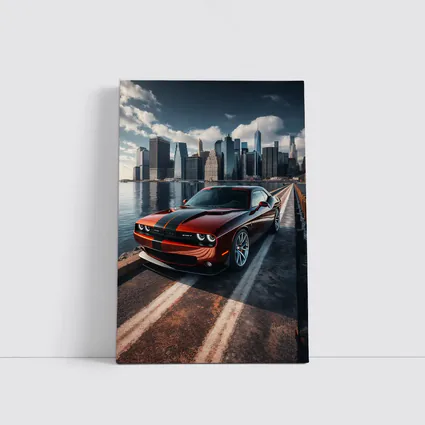 Dodge Challenger SRT City Skyline Drive