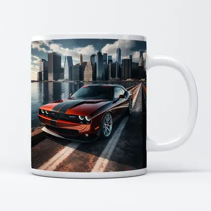 Dodge Challenger SRT City Skyline Drive
