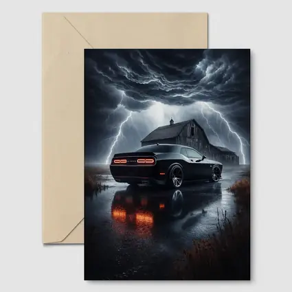 Dodge Challenger SRT8 Storm Lightning Barn