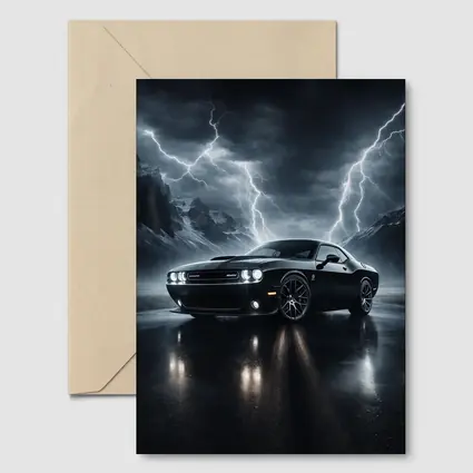 Dodge Challenger SRT8 Dark Thunderstorm Scene