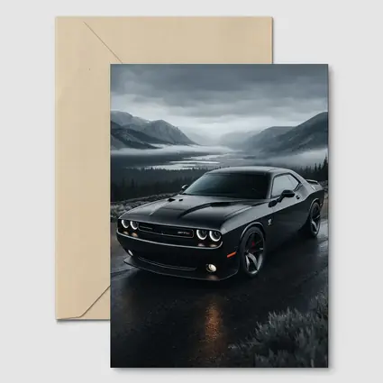 Dodge Challenger SRT8 Moody Mountain Road
