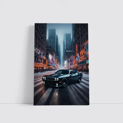 Dodge Challenger SRT8 New York City Night