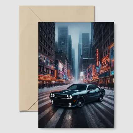 Dodge Challenger SRT8 New York City Night