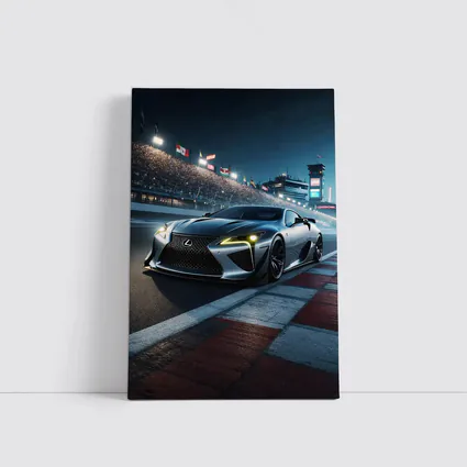 Lexus LFA On Race Track At Night