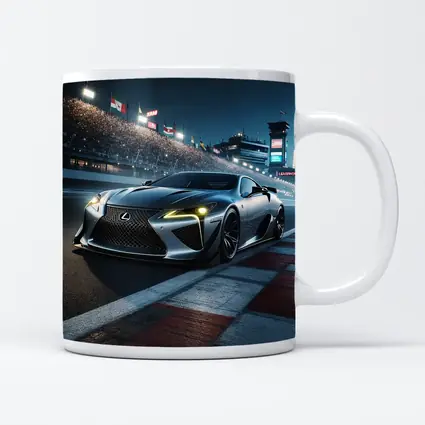 Lexus LFA On Race Track At Night