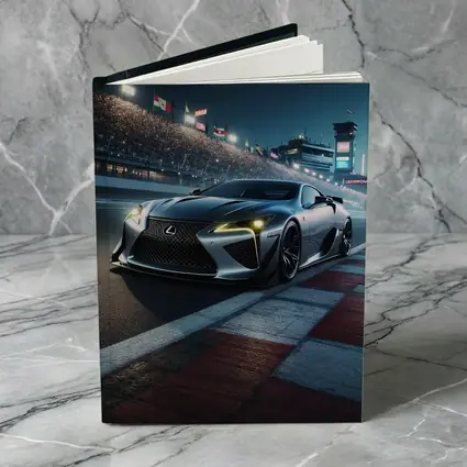 Lexus LFA On Race Track At Night