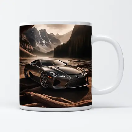 Lexus LC Mountain Wilderness Dramatic Landscape