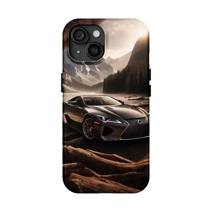 Lexus LC Mountain Wilderness Dramatic Landscape