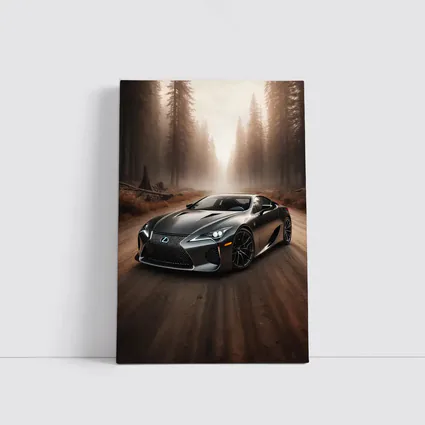Lexus LC Dark Forest Road Drive