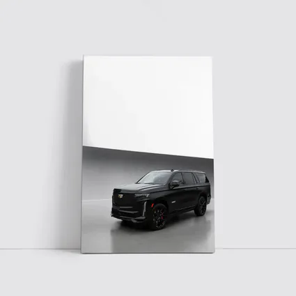 Cadillac Escalade V Black Studio Shot