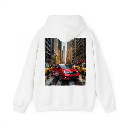 Honda Fit Red Car New York City