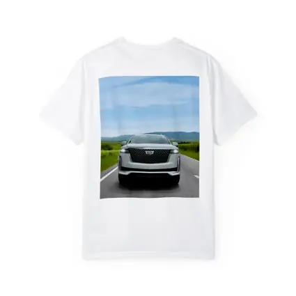 Cadillac Escalade White SUV Open Road
