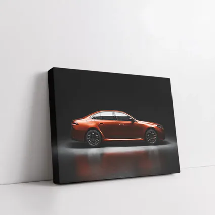 BMW Five Series Orange Dark Studio Side