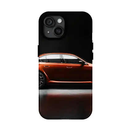 BMW Five Series Orange Dark Studio Side