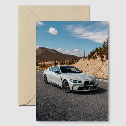 BMW M4 Coupe on Mountain Road