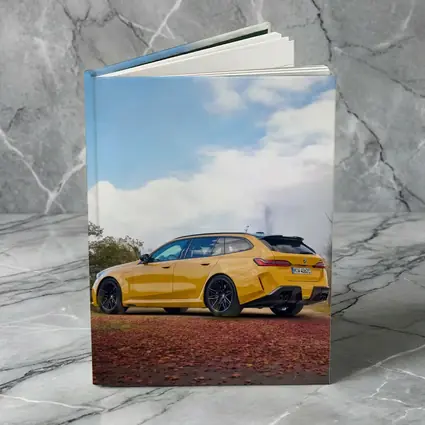BMW M3 Touring Yellow Autumn Countryside