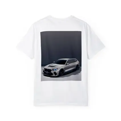 BMW M5 Touring Gray Studio Background