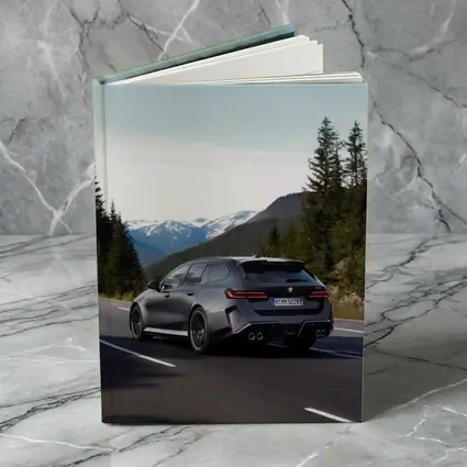 BMW M5 Touring Gray Mountain Road Drive