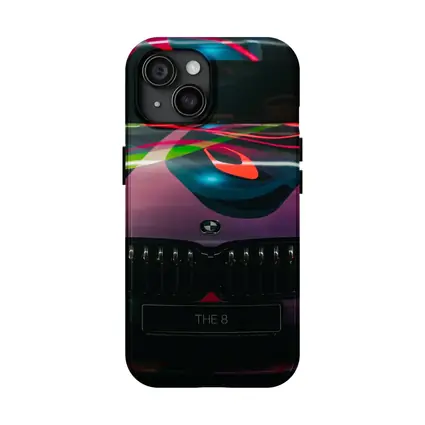 BMW 8 Series Colorful Art Car Front