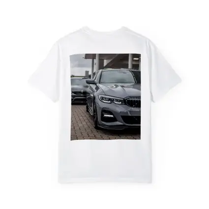 BMW 3 Series Gray Sedan Dealership Lot