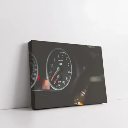 BMW M Series Dashboard Tachometer Dark Interior