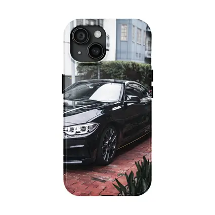 BMW 4 Series Black Coupe Urban Street