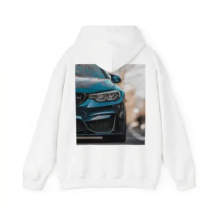 BMW M4 Teal Front View City Street