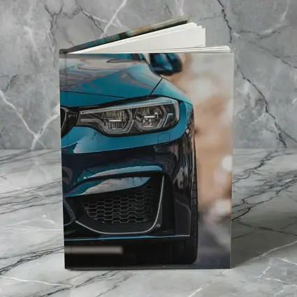 BMW M4 Teal Front View City Street