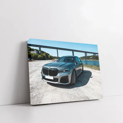BMW Seven Series Gray Sedan by River