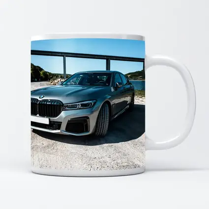 BMW Seven Series Gray Sedan by River
