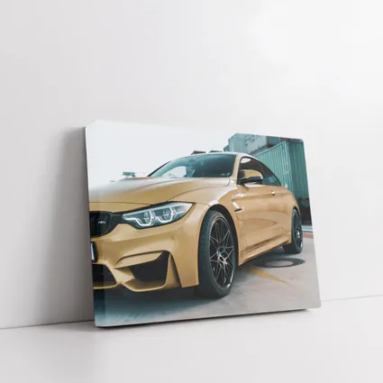 BMW M4 Gold Coupe Industrial Port Setting