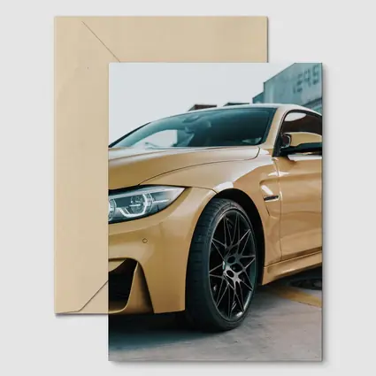 BMW M4 Gold Coupe Industrial Port Setting
