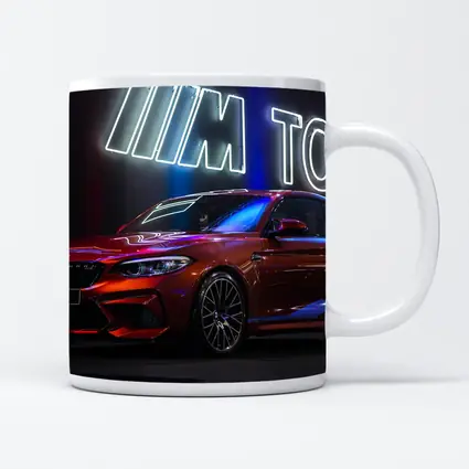 BMW M2 Red Coupe M Town Neon