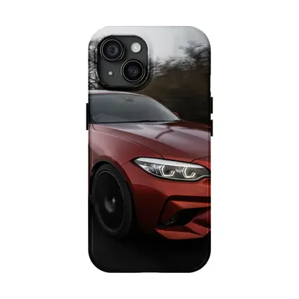 BMW M2 Coupe Racing On Wet Road