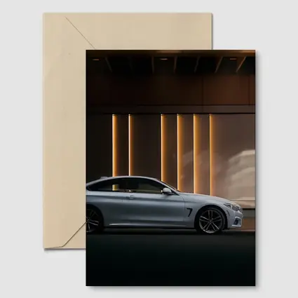 BMW 4 Series Coupe Urban Night Setting