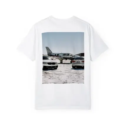 BMW M5 M3 Parked Near Private Airplane