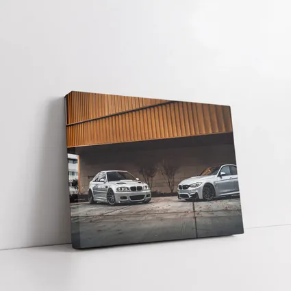 BMW M3 E46 F80 Silver Urban Duo
