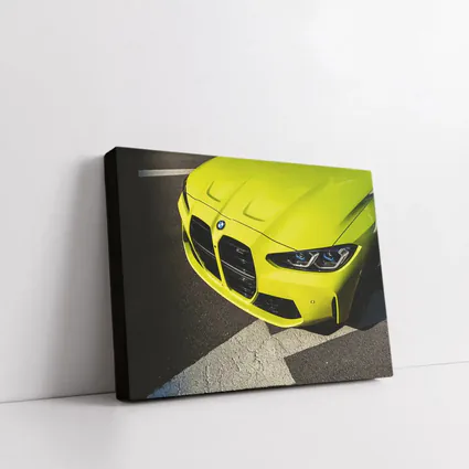 BMW M4 Sao Paulo Yellow Front Close Up