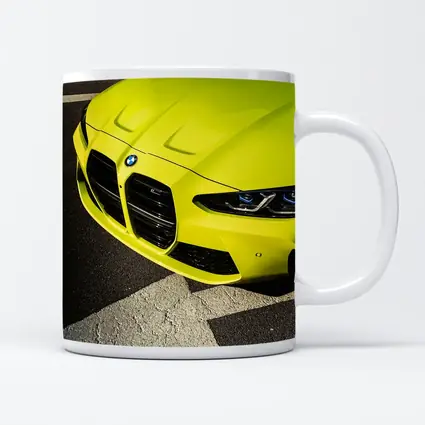 BMW M4 Sao Paulo Yellow Front Close Up