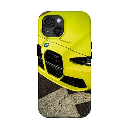 BMW M4 Sao Paulo Yellow Front Close Up
