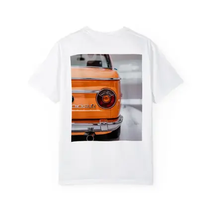 BMW 2002 Ti Orange Classic Rear View