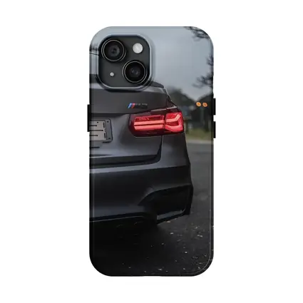 BMW M3 Matte Black Rear View Street