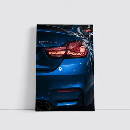 BMW M4 CS Blue Rear Tail Light
