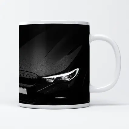 BMW Black Hood Rainy Dark Moody Shot