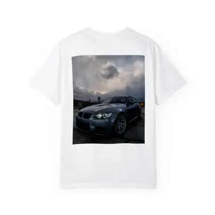 BMW M3 Matte Gray Stormy Sky Road