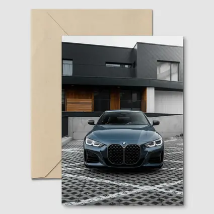 BMW 4 Series Front View Modern Architecture