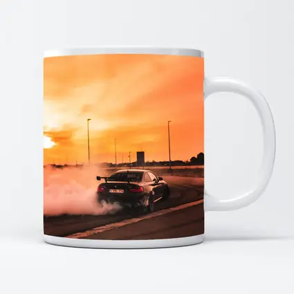 BMW M2 Drifting Burnout Sunset Track