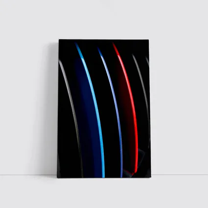 BMW M Tri Color Stripes Dark Background