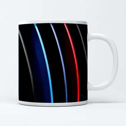 BMW M Tri Color Stripes Dark Background