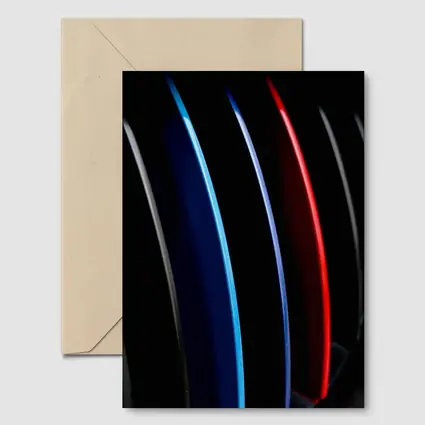 BMW M Tri Color Stripes Dark Background